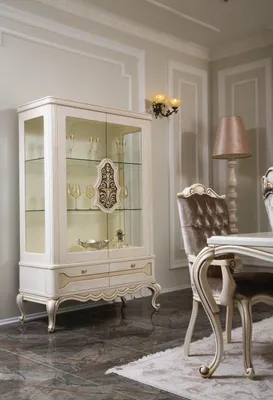 Immagine prodotto di Vetrina, mobile espositivo, vetrina per soggiorno, mobile in legno, credenza, mobili  scaffale