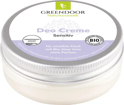 Produktbild von GREENDOOR Deo Creme Sensitiv, parfumfreies Deodorant