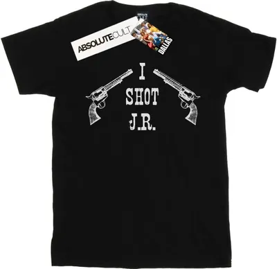 Image de Dallas - "I Shot J.R." T-shirt pour femme BI20366 (5XL) (Noir)