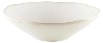 Produktbild von Weißer, rosa tiefer Teller, 21 x 21 x 6,3 cm – 6er-Set