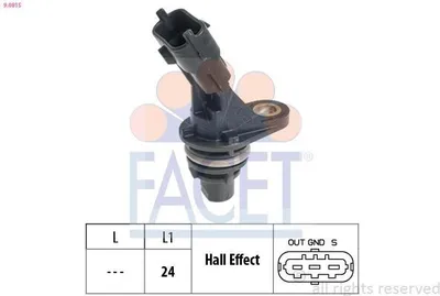 Produktbild von FACET Nockenwelleposition Sensor für FORD Fiesta Mk6 Schrägheck (JA8, JR8) Nockenwellen 9.0815