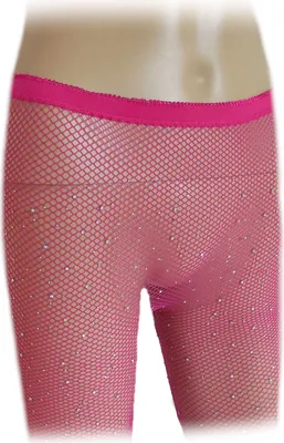 Produktbild von Damen Netz Strumpfhose mit Strasssteinen