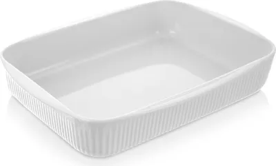 Obrázok produktu pre Orion | Zapekacia misa - Zapekacia misa - Porcelán - 2,2 l - Tepelne odolná - Biela - Vhodná do mikrovlnnej rúry