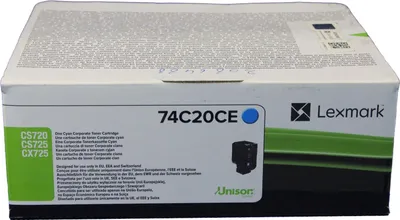 Image de Lexmark - Cyan - original - cartouche de toner LCCP, LRP, Lexmark Corporate - pour Lexmark CS720de, CS720dte, CS725de, CS725dte, CX725de, CX725dhe, CX725dthe