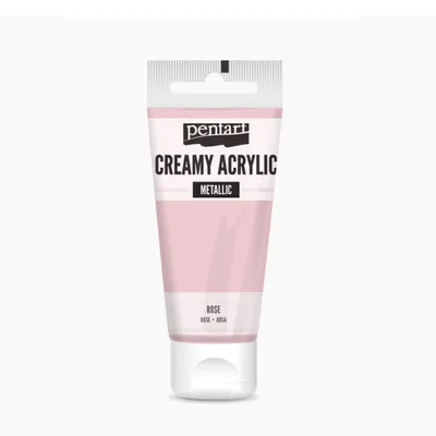 Obrázok produktu pre PENTART Krémová akrylová metalíza, 60 ml, ružová