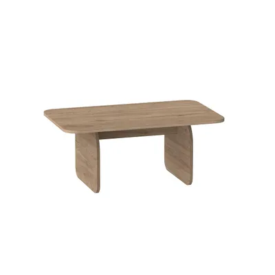 Produktbild von Decortie Japandi Couchtisch Wohnzimmertisch Eiche Natur 100x60x41,8 cm