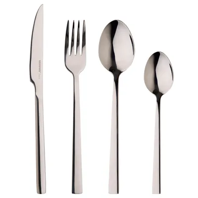 Produktbild von BERGNER Sofia | Besteck Set 24-Teilig | Aus Edelstahl | Robust und Langlebig