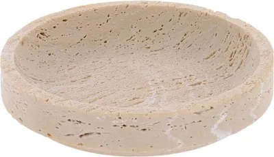 Produktbild von Seifenhalter aus Polyresin in Travertin-Optik