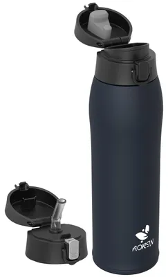 Produktbild von Edelstahl Trinkflasche 950ml, Isolierflasche, Auslaufsicher, BPA-frei, AORIN