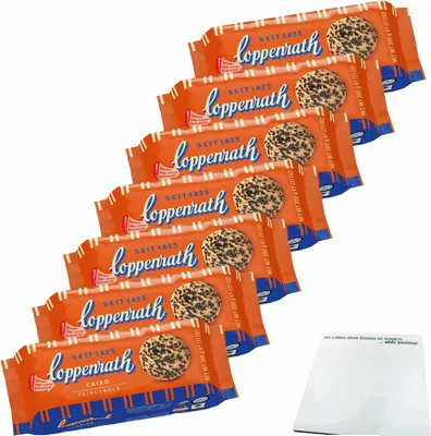 Produktbild von Coppenrath Cairo Feingebäck Mürgegebäck mit Schokoladenstreusel 7er Pack (7x200g Packung) + usy Block