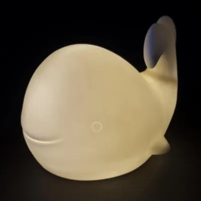 LED Wal-Deko aus Keramik, Ozean, 12,7 x 8,5 x 9 cm