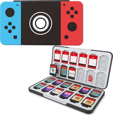 Zdjęcie produktu dla Pudełko na karty do gier HEIYING Switch 24 sloty na karty do gier i Micro