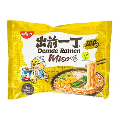 Obrázek produktu pro Nissin Demae Ramen Miso instantní nudle s příchutí miso 100g