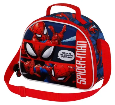 Produktbild von Spiderman Lunchbag 3D-Optik Perfekt für Snacks und Getränke unterwegs