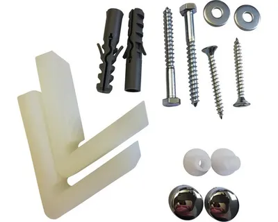 Produktbild von Winkel-Montageset für Kompakt-WC, Urinal und Halbsäule K99-0025