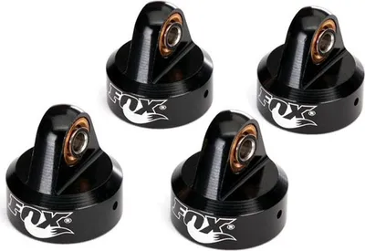 Produktbild von Traxxas Dämpferkappen Alu schwarz eloxiert, Fox Dämpfer (4)