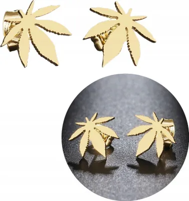 Produktbild von Ohrringe - Chirurgenstahl - Gold - Eleganz - Frauen - Alltagsstyling - Langlebig