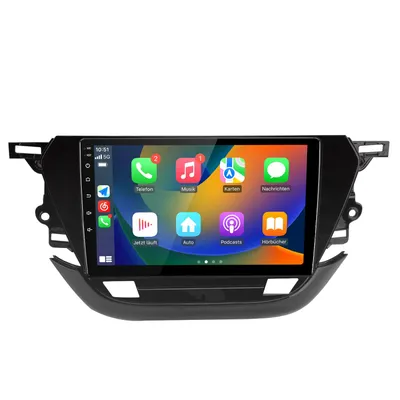 Immagine prodotto di 9'' CarPlay Android Auto 6+128 GB Adatto per Opel Corsa F 2019-2023 8 core 4G SWC Wi-Fi Android 13 DAB+ GPS NAVI RDS USB FM
