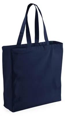 Produktbild von Westford Mill - Einkaufsnetz "Classic", Canvas FK1684 (Einheitsgröße) (Dunkelblau)