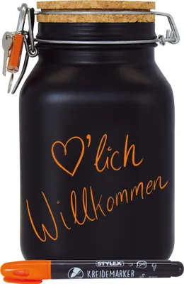 Produktbild von Spardose Geld Geschenk Ideen Neon Beschriftung orange Größe XL 2 Liter