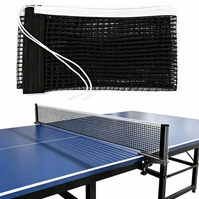 Produktbild von Tischtennisnetz für jeden Tisch, schwarzes Tischtennisnetz, tragbar und zusammenklappbar