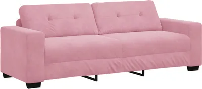 Produktbild von 3-Sitzer-Sofa Rosa 220 cm Samt