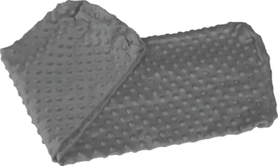 Produktbild von Bettkantenschutz für Kinderbetten 90 cm - Ersatzbezug Schutz für Bettrahmen Kantenschutz Kinder Babybett Minky Grau
