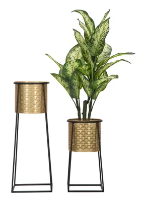 Zdjęcie produktu dla Ażurowe osłonki na doniczki na stojaku