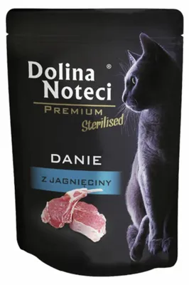 Produktbild von DOLINA NOTECI Premium Sterilised Lamb - nassfutter für Katzen - 85g