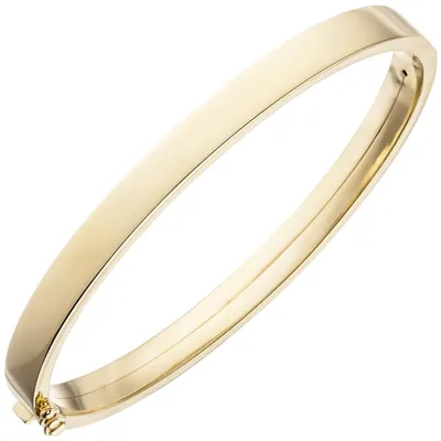 Produktbild von Armreif 55,6mm x 61,7mm ovaler Armband aus 375 Gold Gelbgold Armschmuck