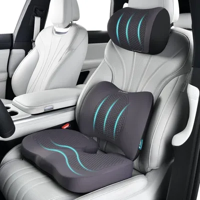 Productafbeelding van Ergonomisch Zitkussen van Traagschuim voor Auto en Bureaustoel