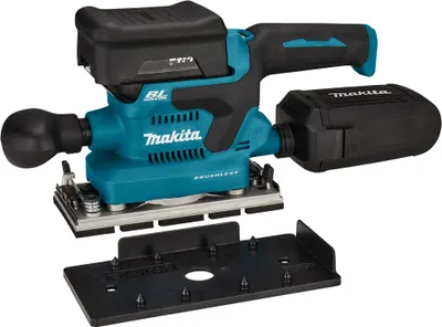 Image de Ponceuse vibrante 18V 93x185 mm Bluetooth AWS - MAKITA - avec 2 batterie 18V 5.0Ah - chargeur- MakPac - DBO381RTJU