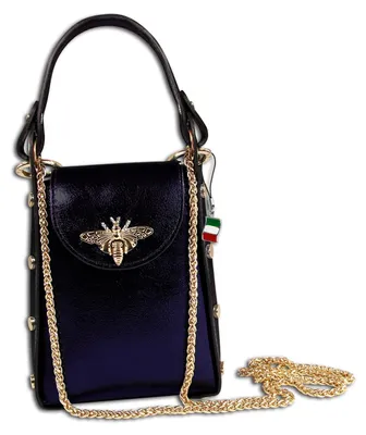 Produktbild von Florence Leder Tasche Umhängetasche lila OTM802V