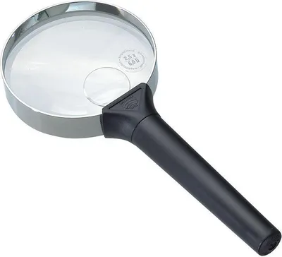 Image de Schweizer Classic Loupe à main 1,5 fois / Ø 75mm Bifo 3 fois/Ø 22,8 mm