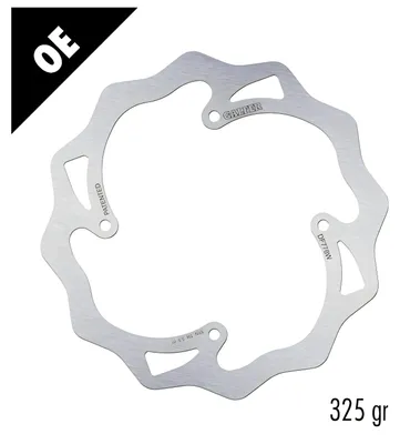 Imagen del producto de Disco de freno Galfer, diseño wave, rígido