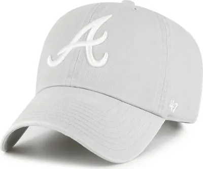 Image de 47 Brand Relaxed Fit Cap - CLEAN UP Atlanta Braves grau