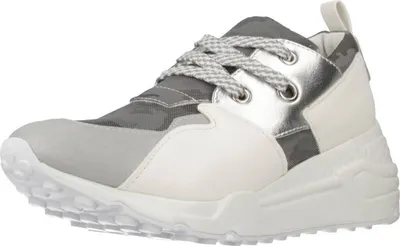 Image de Sport > Zapatillas Mujer Modèle Steve Madden Sneaker Cordones Couleur Blanc