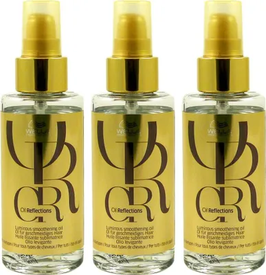 Produktbild von Wella Oil Reflections 3 x 100 ml Haarpflegeöl Set