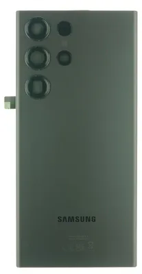 Produktbild von Samsung Galaxy S23 Ultra (SM-S918B) Original Backcover + Kameraglas + Kleber, schwarz