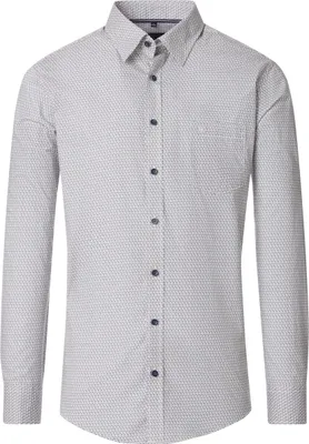 Produktbild von CASAMODA Herren Freizeithemd Langarm Kent Casual Blau gemustert M