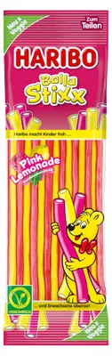 Produktbild von Haribo Balla Stixx Pink Lemonade vegetarisch 175g