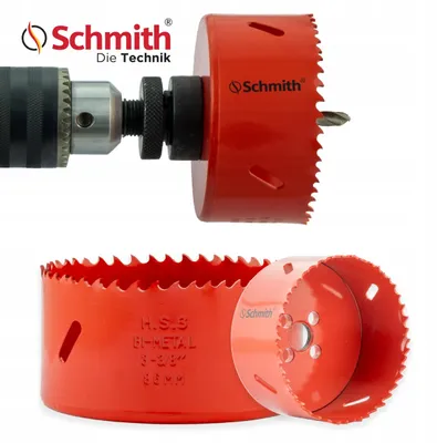 Produktbild von Schmith Bimetall Lochsäge 86 mm Holzlochsäge Dosenbohrer Lochkreissäge Holz Bohrer