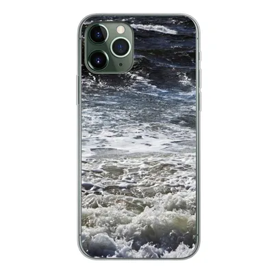 Produktbild von MuchoWow® Handyhülle Schutzhülle Hülle für iPhone 11 Pro Nordsee - Wasser - Wellen Silikon Softcase Handy Hülle - Handy