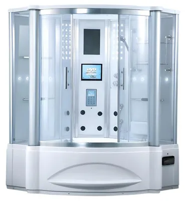 Produktbild von Duschkabine Dampfdusche Dusche Massageduschkabine Wellnessdusche 150x150 cm