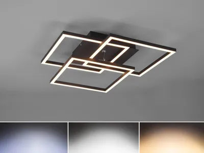 Produktbild von Reality Leuchten Deckenleuchte LED MOBILE BHT 39x10x42 cm schwarz