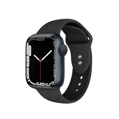 Produktbild von Crong Liquid - Armband für Apple Watch 44/45/46/49 mm (schwarz)