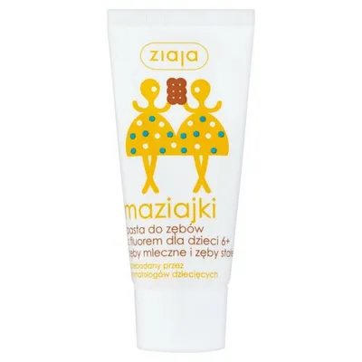 Produktbild von Ziaja Maziajki Zahncreme für Kinder ab 6 Jahren mit Fluorid, 50 ml