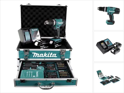 Image de Perceuse Makita DHP453RFX2 1,7 kg