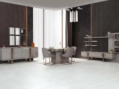 Produktbild von Stilvoll Esszimmer Set aus Esstisch+4x Stühle+Anrichte+Sideboard 7tlg.