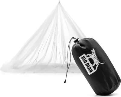 Produktbild von BigDean Moskitonetz für unterwegs & zu Hause – effektiver Insektenschutz für Camping & Reisen – umweltfreundlicher Schutz – Mückennetz für Betten